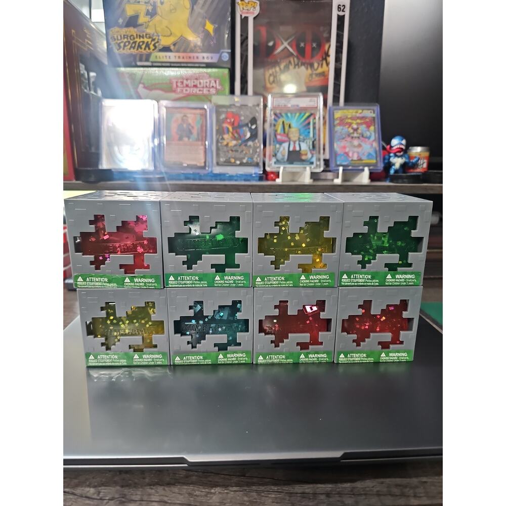 Viral MINECRAFT JELLY CUBES - Like Needoh! Ships Fast! LOT Of 8